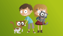 Illustration produit hygiene chats